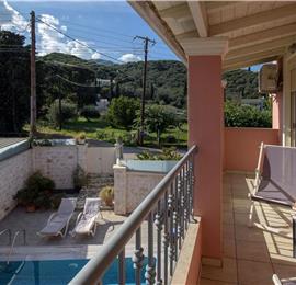 7 bedroom seaside villa with pool, Kassiopi, sleeps 13